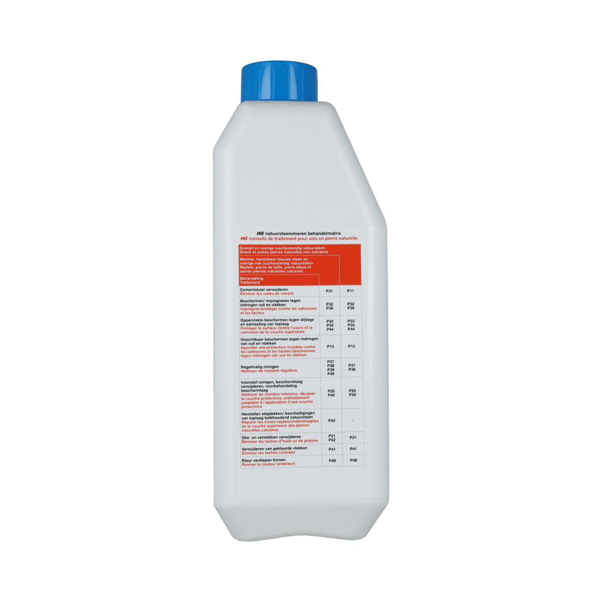 HG Natuursteen beschermer glans 1.00 Liter