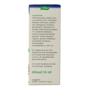 A Vogel Boldocynara druppels 50.00 Milliliter