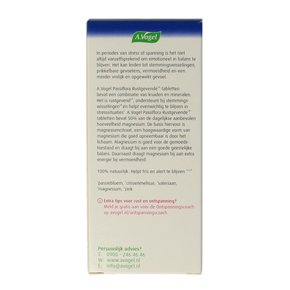 A Vogel Passiflora rustgevende tabl. stemmingswisselingen 30.00 Tabletten