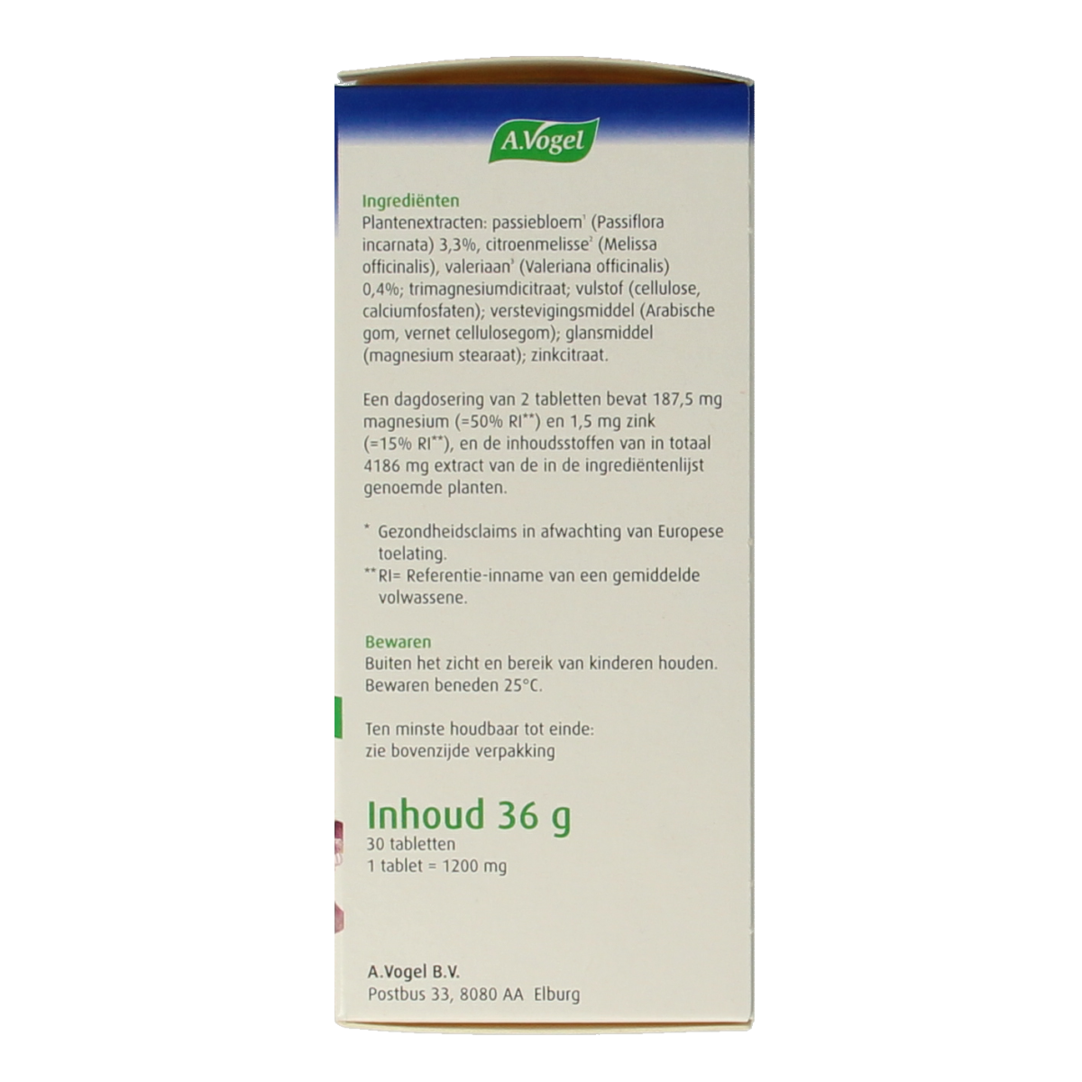 A Vogel Passiflora rustgevende tabl. stemmingswisselingen 30.00 Tabletten