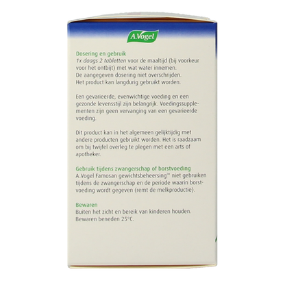 A Vogel Famosan Overgang gewichtsbeheersing 60.00 Tabletten