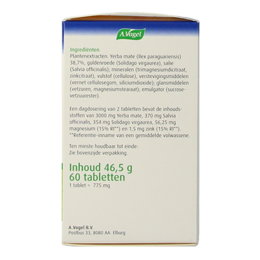 A Vogel Famosan Overgang gewichtsbeheersing 60.00 Tabletten