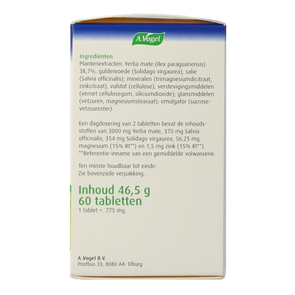 A Vogel Famosan Overgang gewichtsbeheersing 60.00 Tabletten
