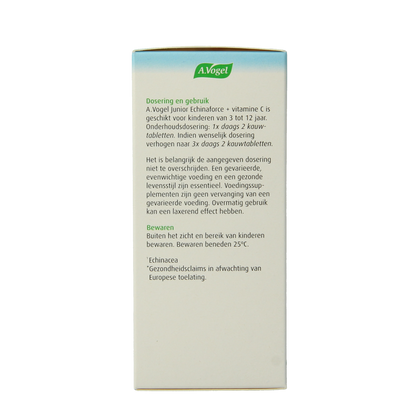 A Vogel Echinaforce junior & vitamine C 80.00 Kauwtabletten