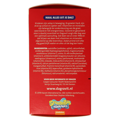 Dagravit Kids extra 6 - 12 jaar 60.00 Kauwtabletten
