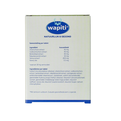 Wapiti Darmfunctie complex 40.00 Tabletten