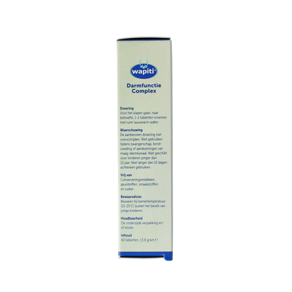 Wapiti Darmfunctie complex 40.00 Tabletten