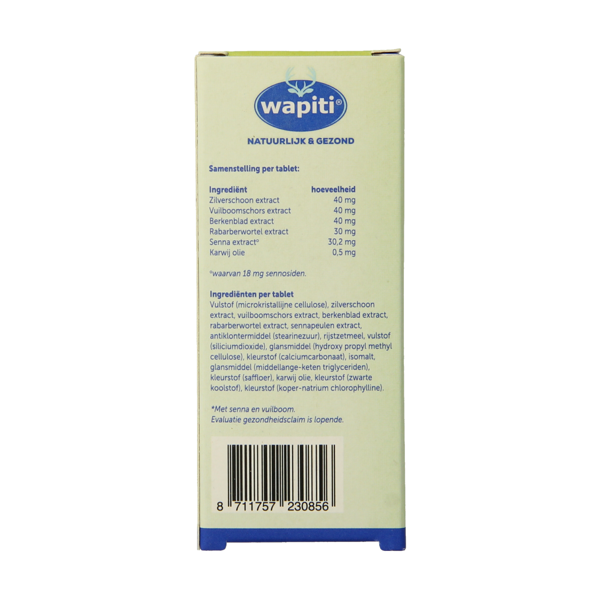 Wapiti Darmfunctie complex 20.00 Tabletten