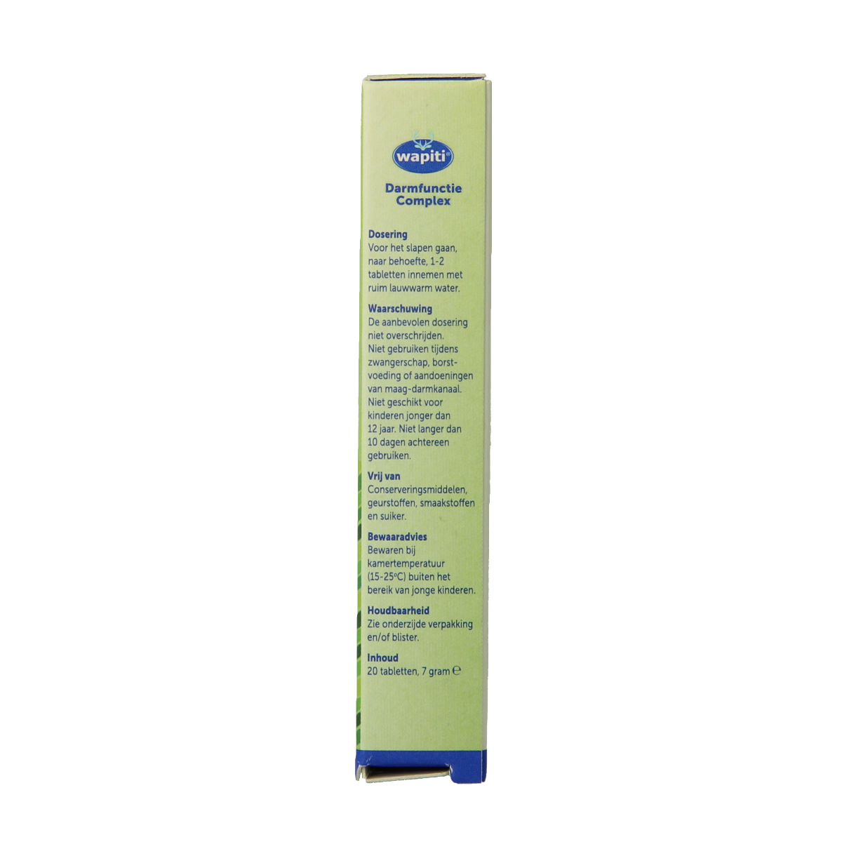 Wapiti Darmfunctie complex 20.00 Tabletten
