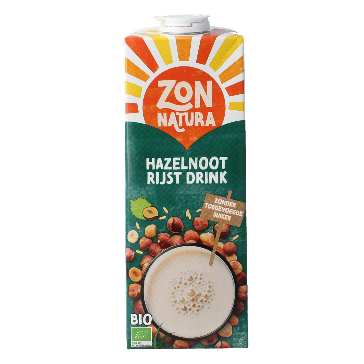 Zonnatura Rijst hazelnoot drink bio 1.00 Liter
