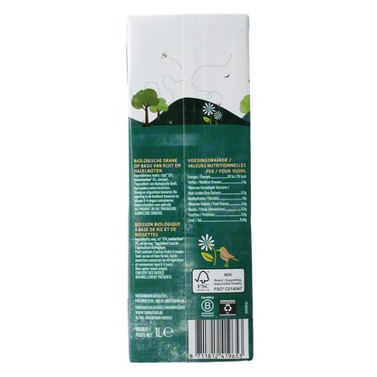 Zonnatura Rijst hazelnoot drink bio 1.00 Liter