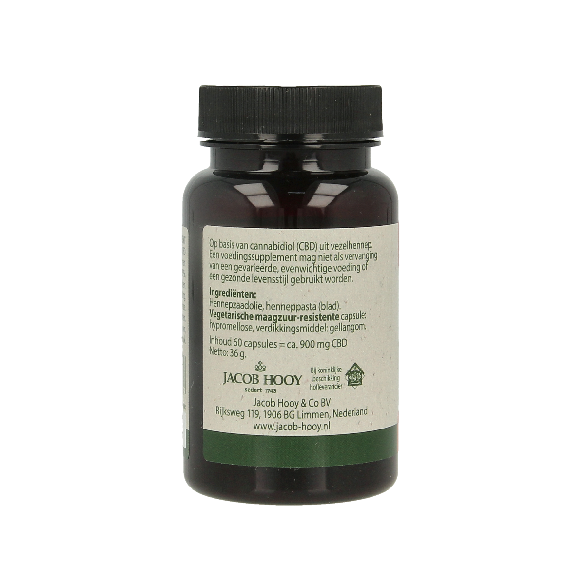 Jacob Hooy CBD Capsules 15mg 60.00 Capsules
