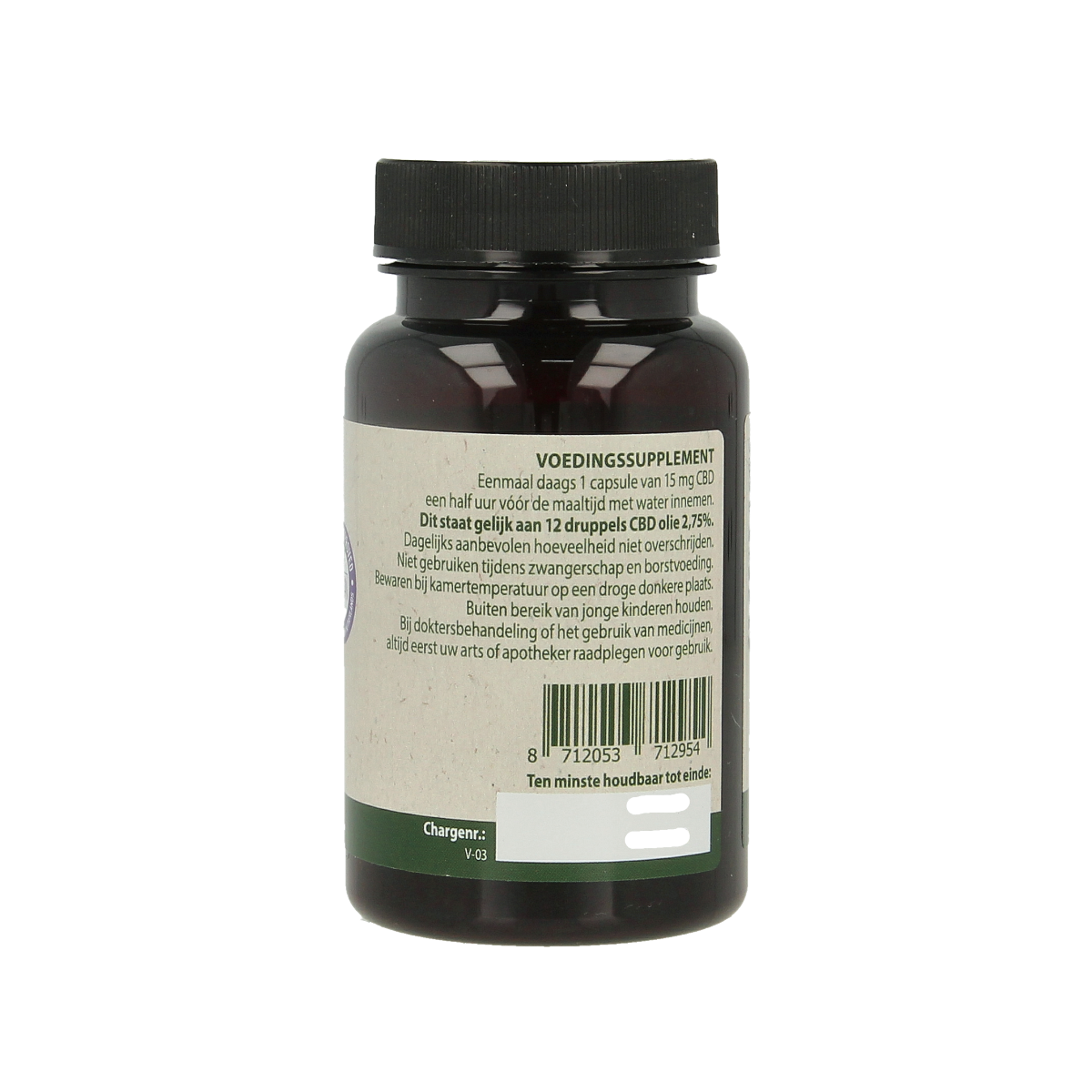 Jacob Hooy CBD Capsules 15mg 60.00 Capsules
