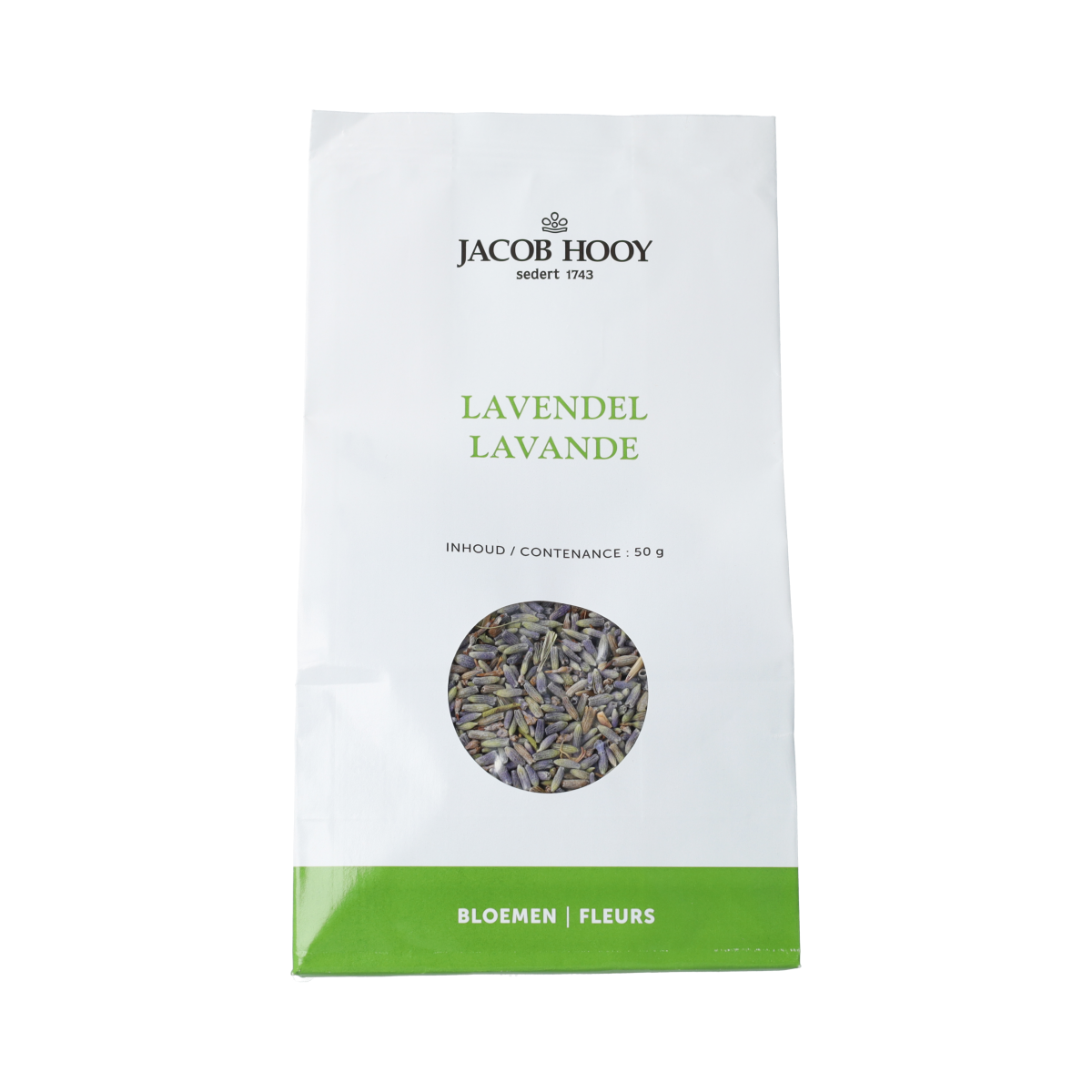 Jacob Hooy Lavendel (bloemen) 50.00 Gram