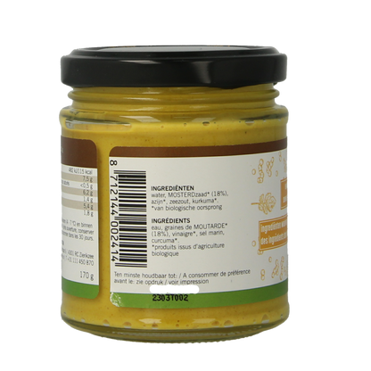 Van Ton Mosterd fijn bio 170.00 Gram