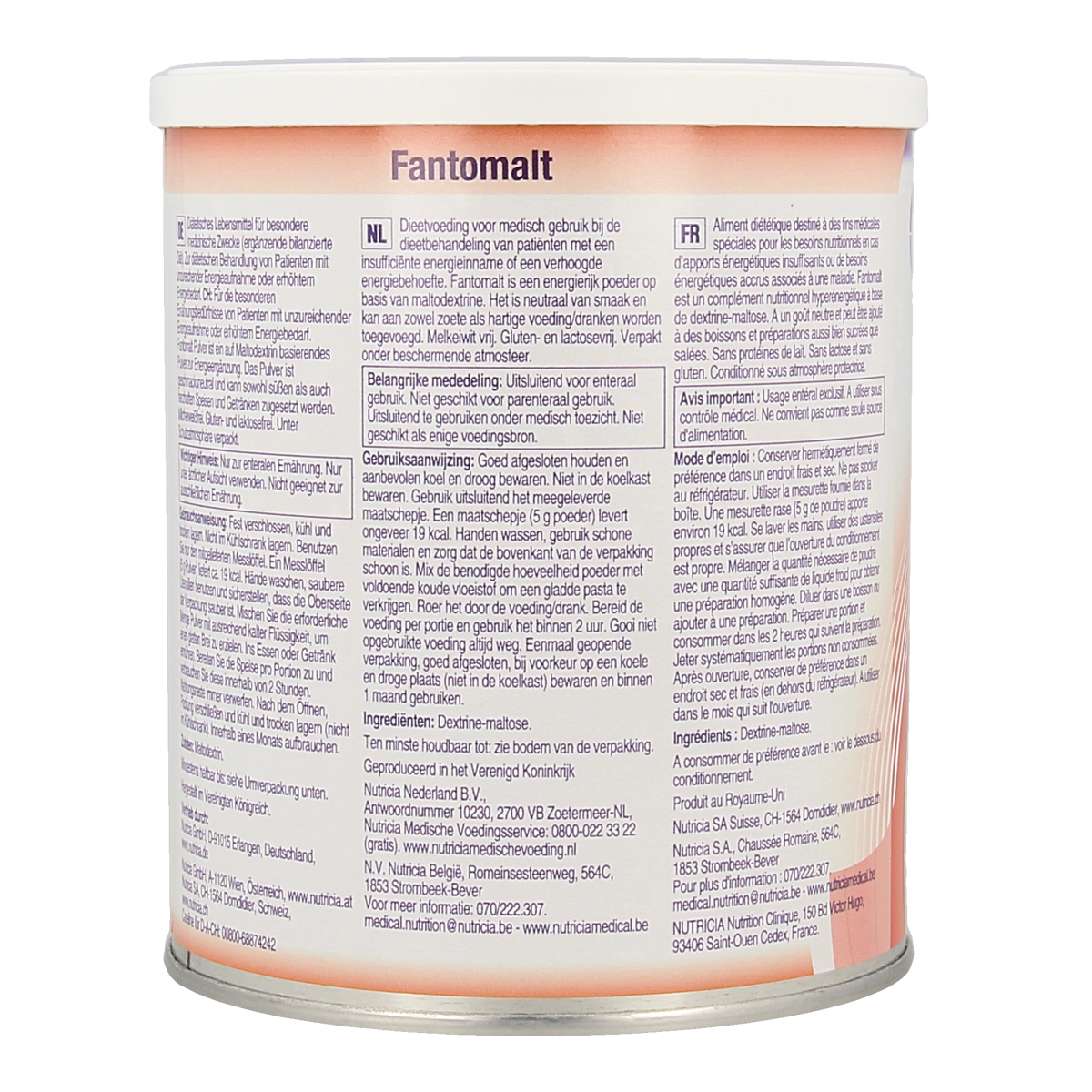 Nutricia Fantomalt poeder 400.00 Gram