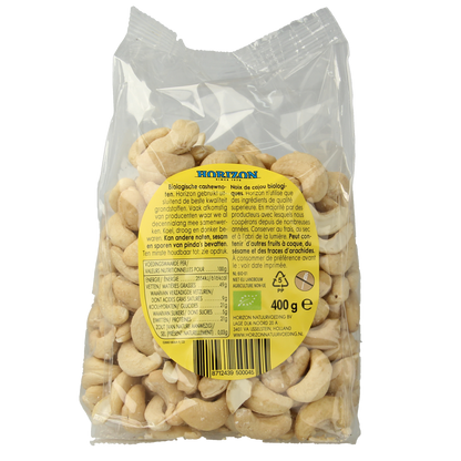 Horizon Cashewnoten heel bio 400.00 Gram