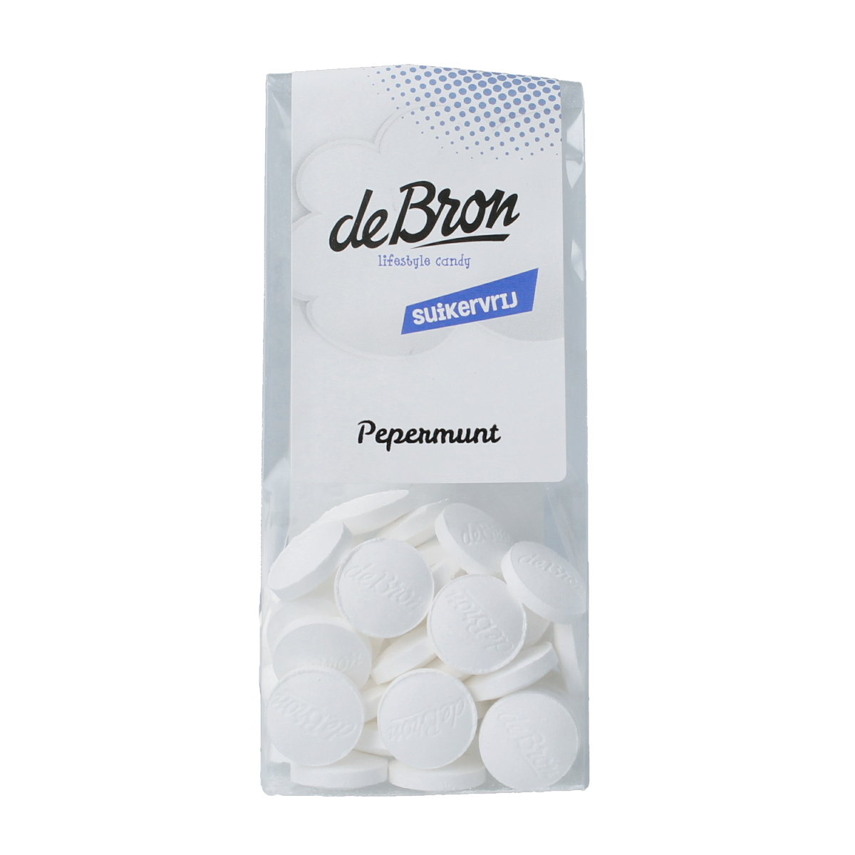 De Bron Pepermunt suikervrij 80.00 Gram