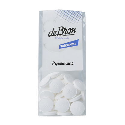 De Bron Pepermunt suikervrij 80.00 Gram