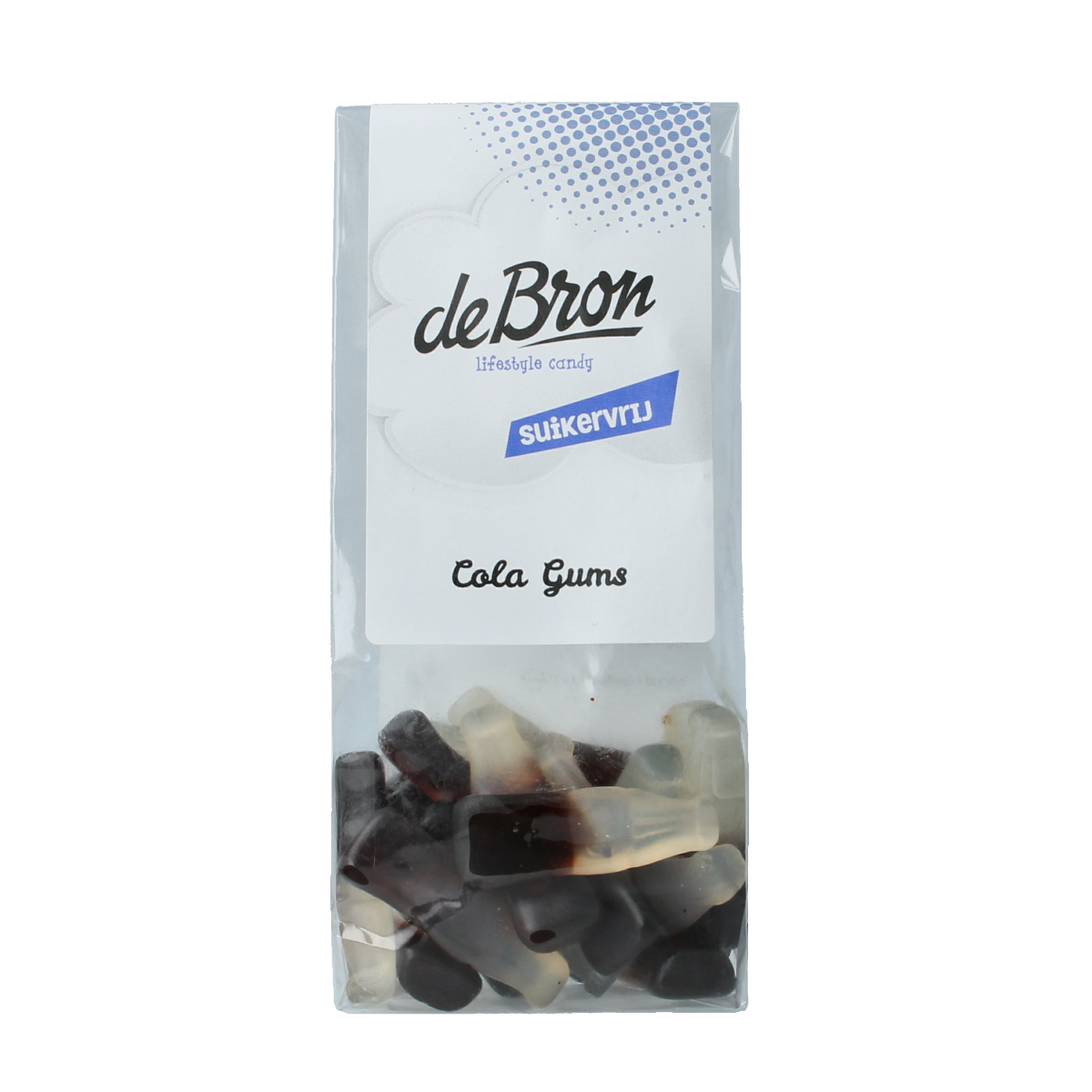 De Bron Cola gums suikervrij 90.00 Gram
