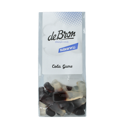 De Bron Cola gums suikervrij 90.00 Gram