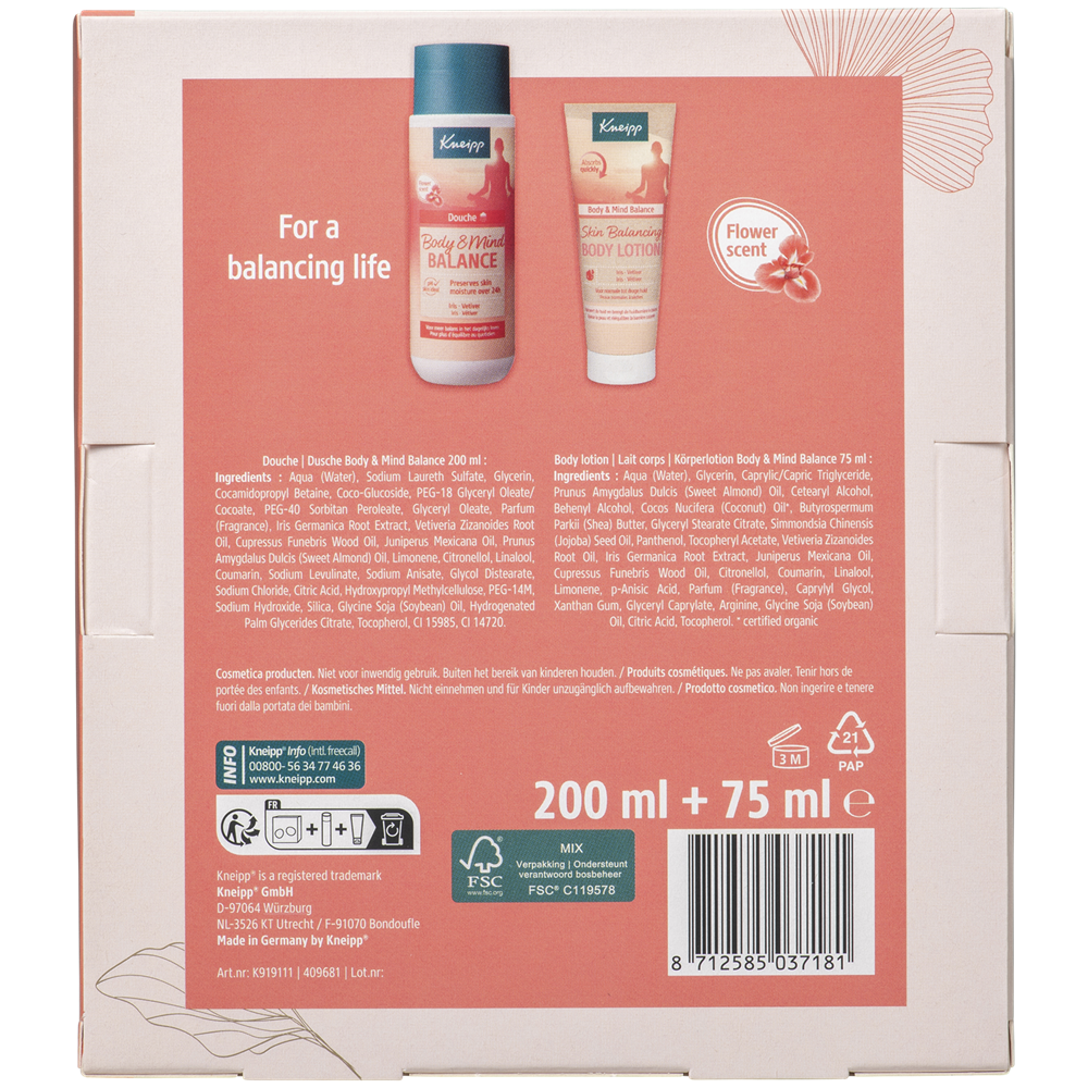 Kneipp Geschenkset Body & Mind Balance 1.00 Set