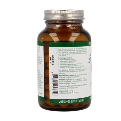 Essential Organics Mega vites 75.00 Tabletten