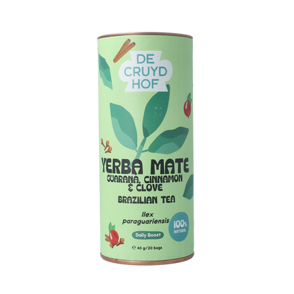 De Cruydhof Thee yerba mate / guaranacinnamon / clove 20.00 Stuks