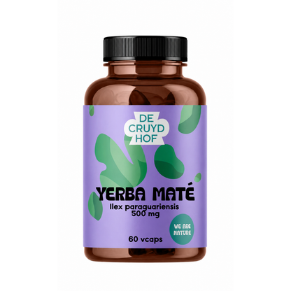 De Cruydhof De Cruydhof Yerba Mate, 60 vcaps 60.00 Vegetarische capsules