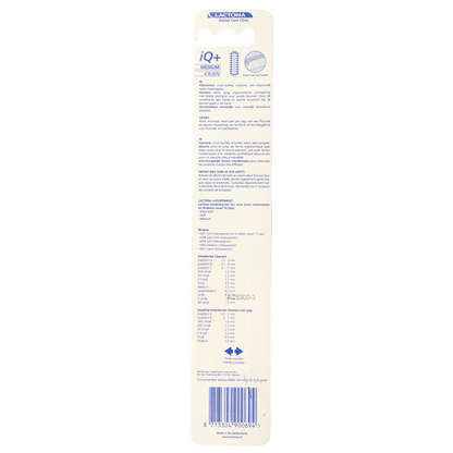 Lactona Tandenborstel IQ+ medium 1.00 Stuks