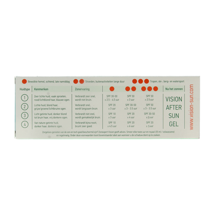 Vision Aftersun aloe vera gel 180.00 Milliliter