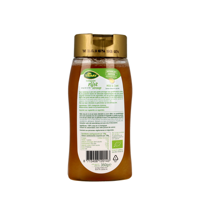 de Traay Rijststroop glutenvrij bio 350.00 Gram