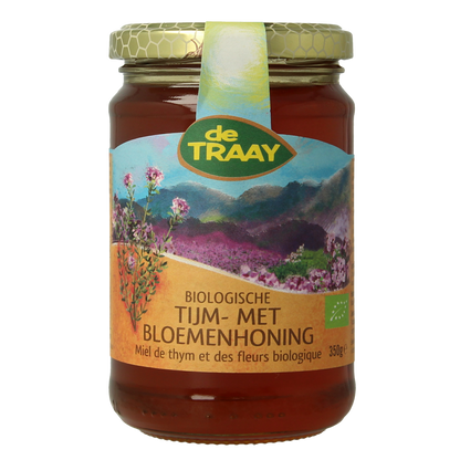 de Traay Tijm- met bloemenhoning eko bio 350.00 Gram
