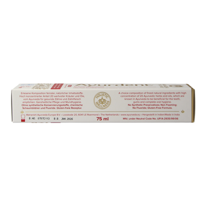 Maharishi Ayurv Ayurdent tandpasta classic 75.00 Milliliter