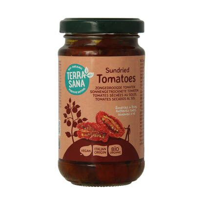 TerraSana Tomaten zongedroogd in olijfolie bio 180.00 Gram