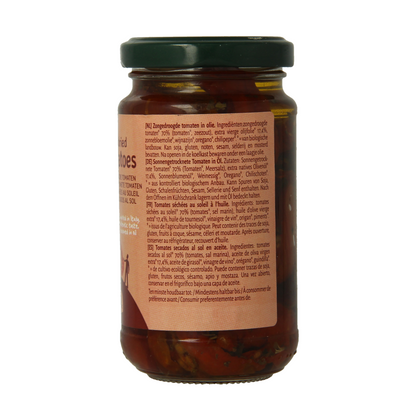 TerraSana Tomaten zongedroogd in olijfolie bio 180.00 Gram