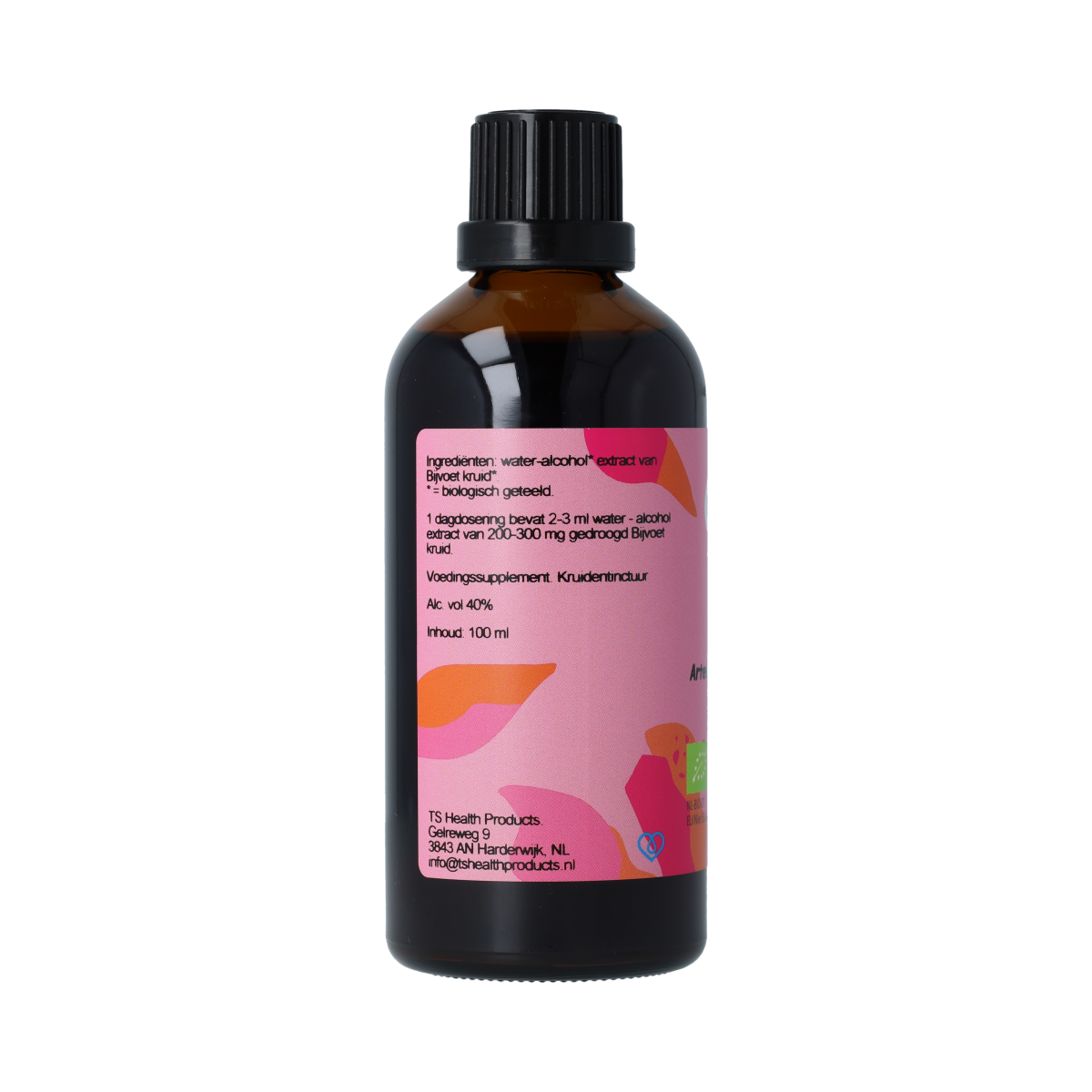 De Cruydhof Artemisia vulgaris herb/bijvoet tinctuur bio 100.00 Milliliter