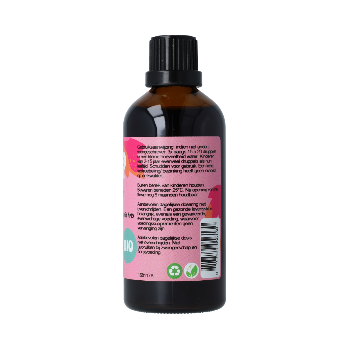 De Cruydhof Artemisia vulgaris herb/bijvoet tinctuur bio 100.00 Milliliter