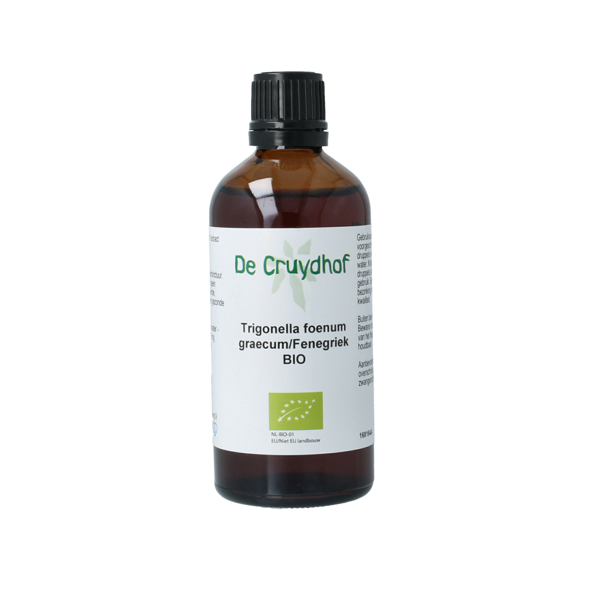De Cruydhof Trigonella foenegriek / fenegriek tinctuur bio 100.00 Milliliter