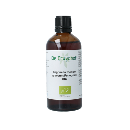 De Cruydhof Trigonella foenegriek / fenegriek tinctuur bio 100.00 Milliliter