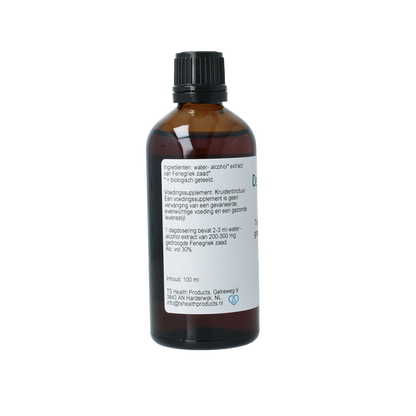 De Cruydhof Trigonella foenegriek / fenegriek tinctuur bio 100.00 Milliliter