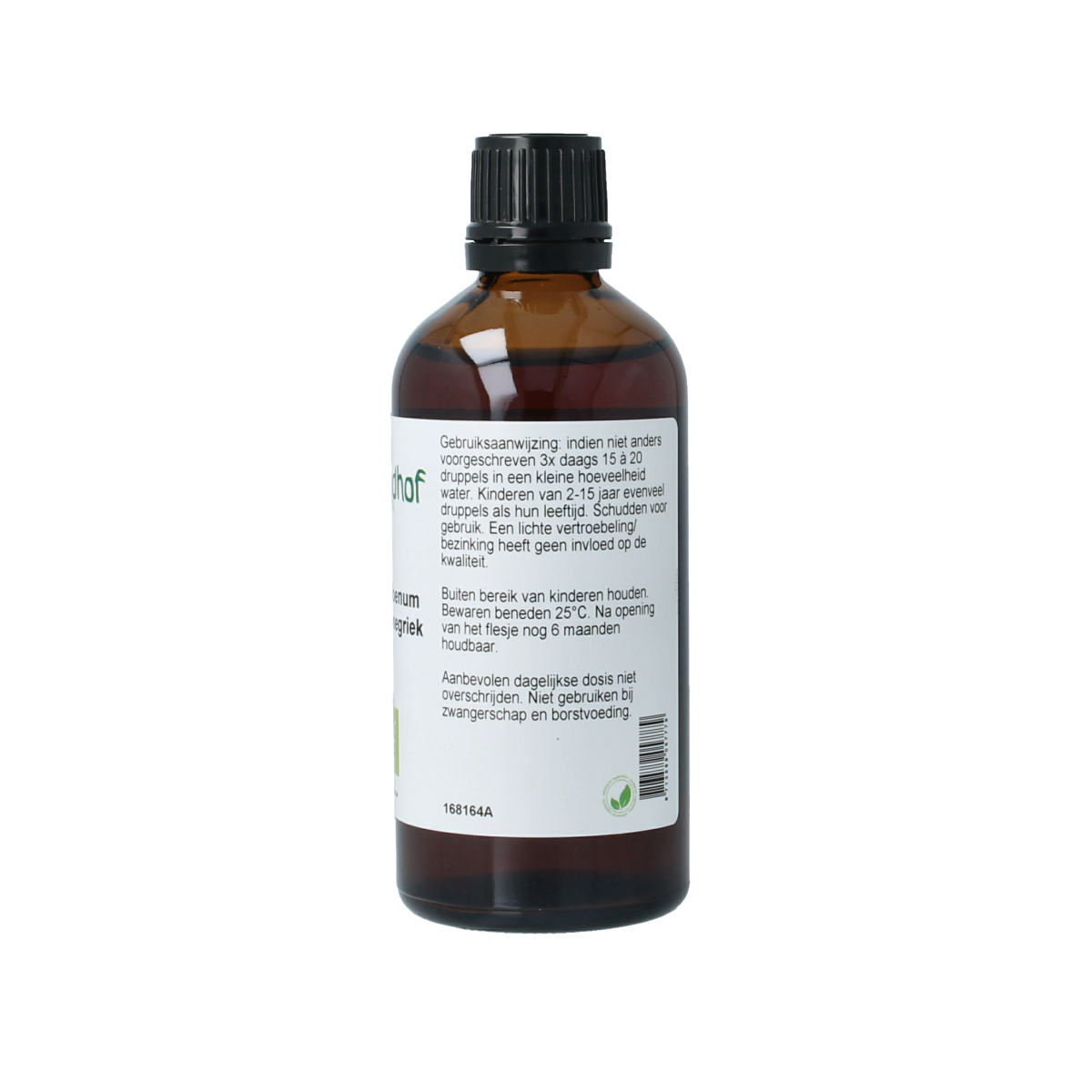 De Cruydhof Trigonella foenegriek / fenegriek tinctuur bio 100.00 Milliliter