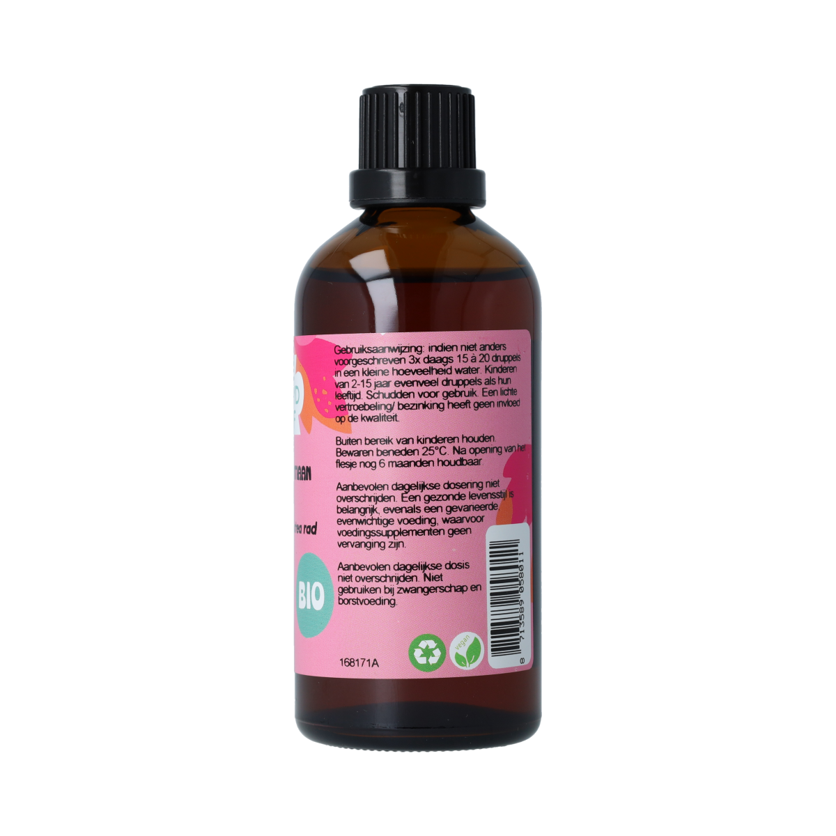 De Cruydhof Gentiana lutea radix / gentiaan tinctuur bio 100.00 Milliliter