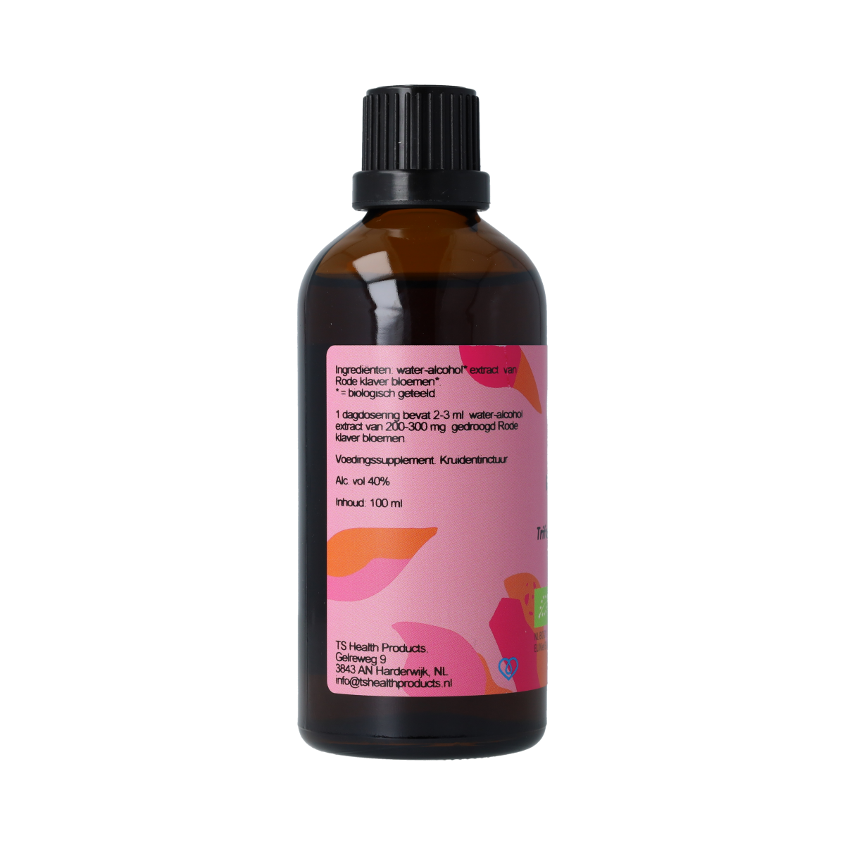De Cruydhof Trifolium / rode klaver tinctuur bio 100.00 Milliliter