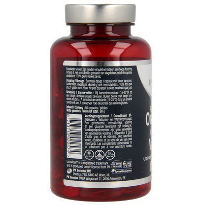 Lucovitaal Koudwater visolie puur omega 3 50.00 Capsules