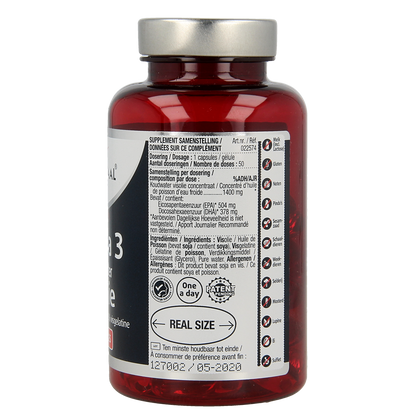 Lucovitaal Koudwater visolie puur omega 3 50.00 Capsules