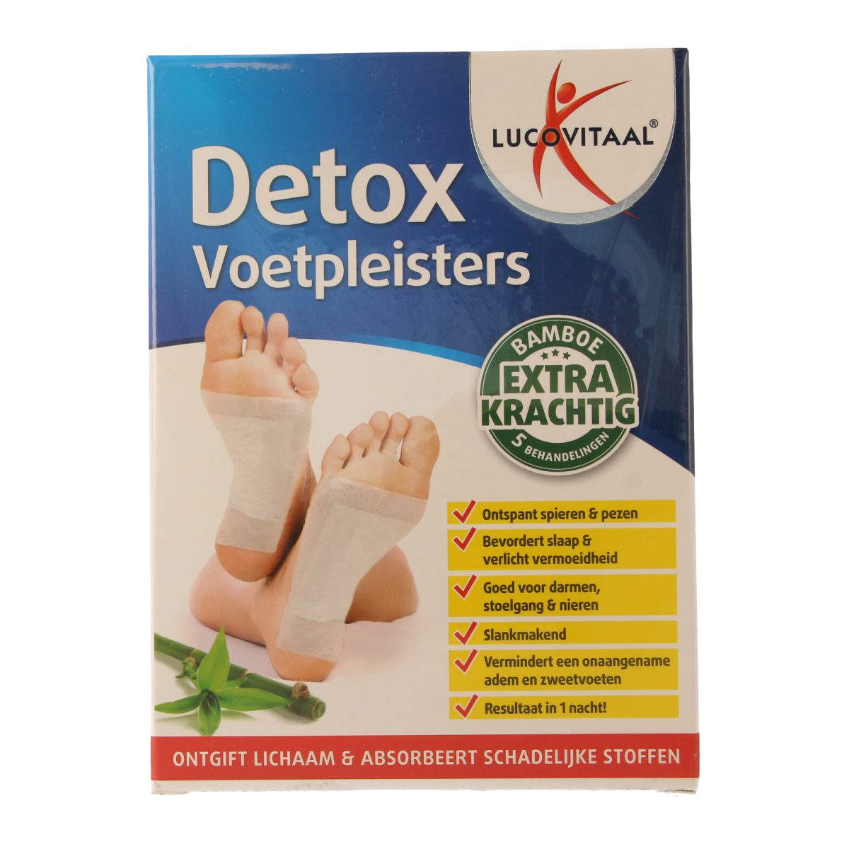 Lucovitaal Detox voetpleisters 10.00 Stuks