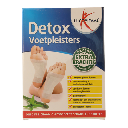 Lucovitaal Detox voetpleisters 10.00 Stuks
