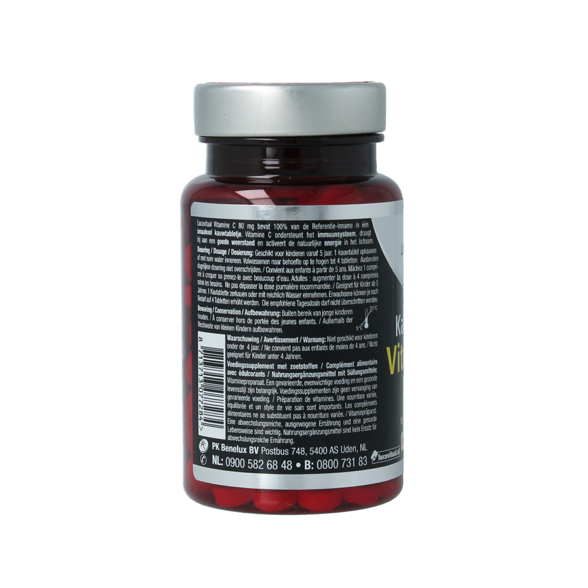 Lucovitaal Vitamine C 80mg citroen 200.00 Kauwtabletten