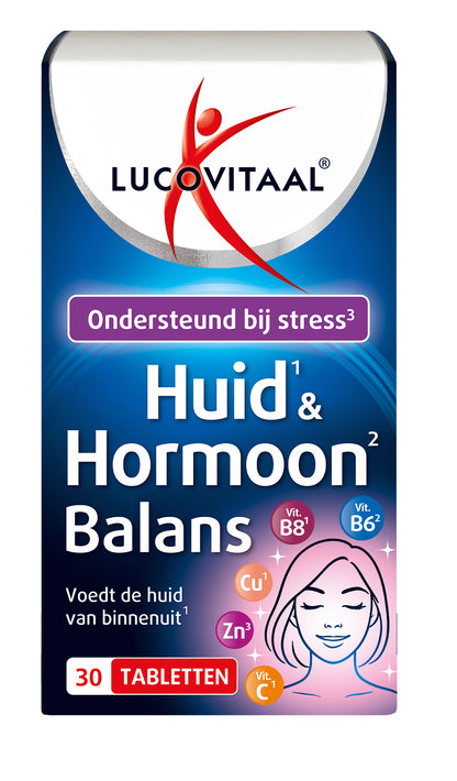 Lucovitaal Huid & Hormoon balans 30.00 Tabletten